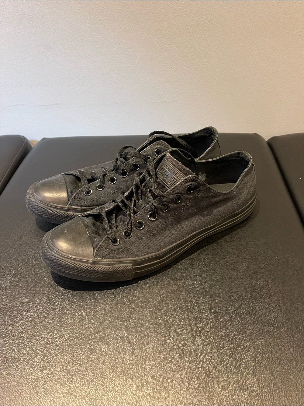 Converse Black Low-Top Canvas Sneakers